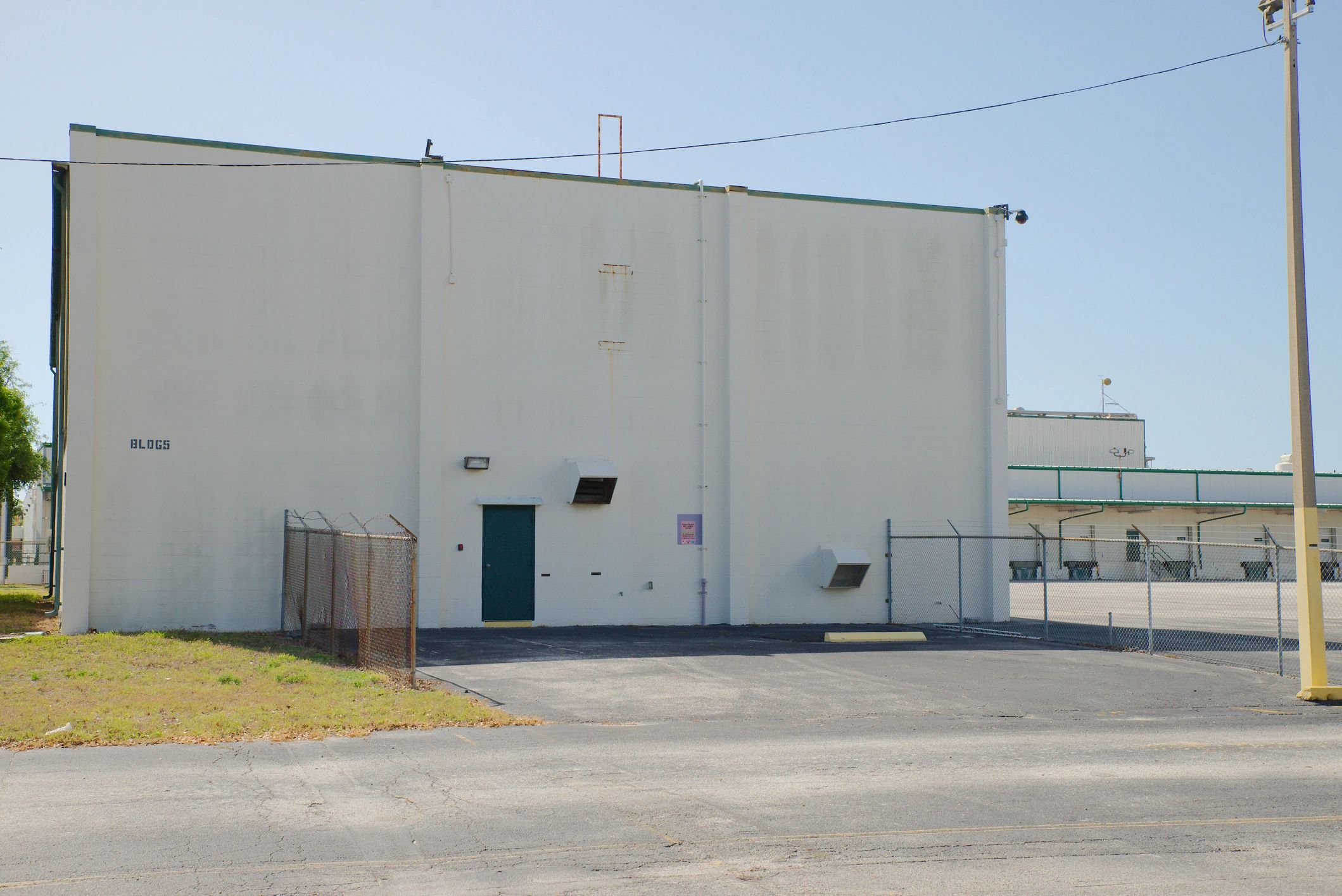 Industrial building exterior